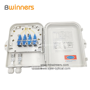 8 Cores Fiber Wall Mount Distribution Panel Box